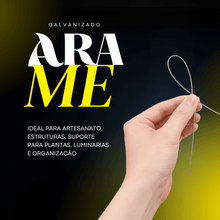 Carregar imagem no visualizador da galeria, Kit 6 Arames Galvanizado 18 BWG 6kg 630m 6 Rolos