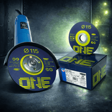 Carregar imagem no visualizador da galeria, Disco Corte Tyrolit One 115mm 4.1/2 Fino Aço Inox Kit 50