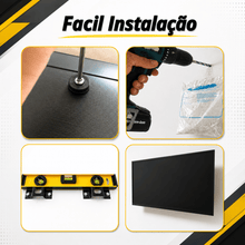 Carregar imagem no visualizador da galeria, Suporte TV Universal Parede 10–85” Até 40kg Reforçado
