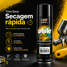 Carregar imagem no visualizador da galeria, Tinta Spray Preto Fosco Orbi Química Uso Geral 340ml