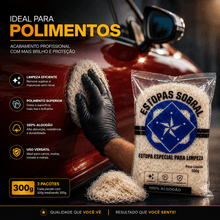 Carregar imagem no visualizador da galeria, Estopa Sobral 300g Limpeza Polimento Alta Absorção Pro