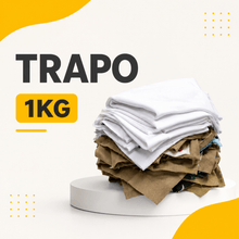 Carregar imagem no visualizador da galeria, Trapo Estopa Pano Limpeza Costurado Malha 1kg Geral