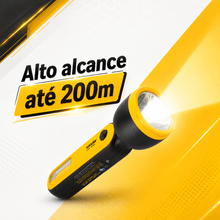 Carregar imagem no visualizador da galeria, Lanterna Recarregável Vonder LED Frontal Alto Brilho + COB