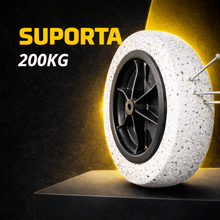 Carregar imagem no visualizador da galeria, Pneu Maciço Carrinho de Mão 3.25x8 Furo 1/2 (12,7mm) Tramontina Reforçado Não Fura