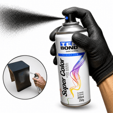 Carregar imagem no visualizador da galeria, Tinta Spray Preto Fosco Tekbond Uso Geral 350ml Multiuso