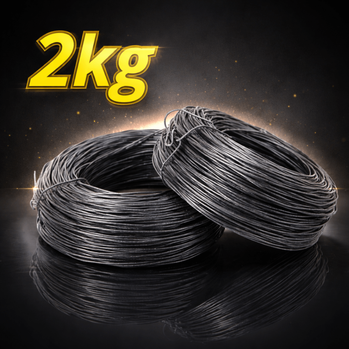 Arame Recozido Torcido 18 BWG 2kg 2 Rolos 1,24mm