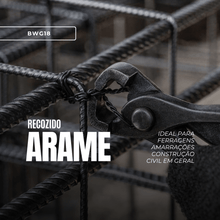 Carregar imagem no visualizador da galeria, Arame Recozido Torcido 18 BWG 2kg 2 Rolos 1,24mm

