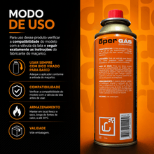 Carregar imagem no visualizador da galeria, Refil Gás Butano 400ml para Maçarico 225g Open 4un
