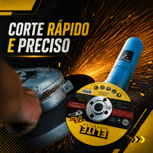 Carregar imagem no visualizador da galeria, Kit 10 Discos de Corte Elite Superflex Pro 115mm para Inox e Aço
