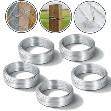 Carregar imagem no visualizador da galeria, 5 Arames Galvanizado 18 BWG Kit 5 Rolos 1kg Total 5kg 525m
