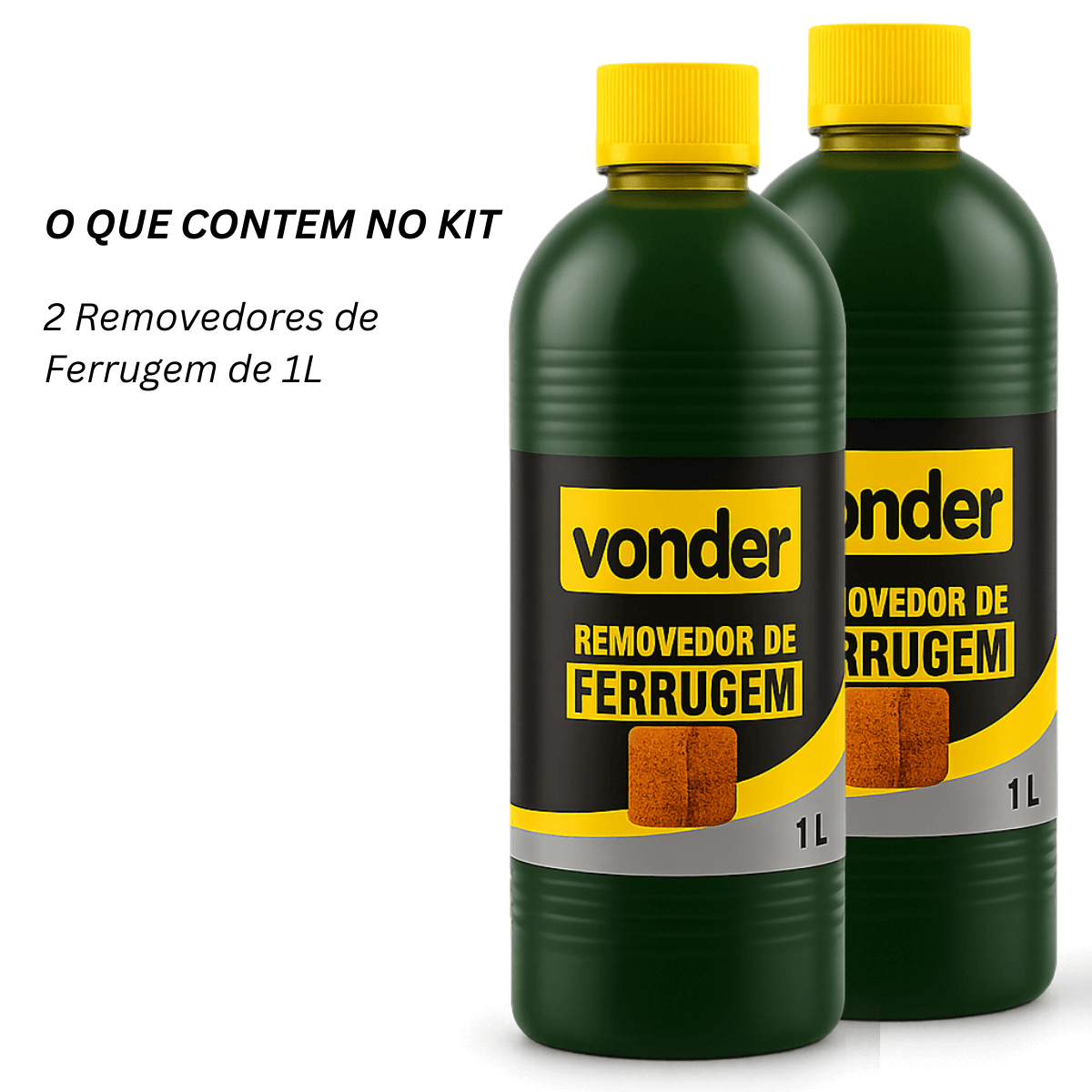 Removedor De Ferrugem Limpa Oxidação Fosfatiza 2L Vonder