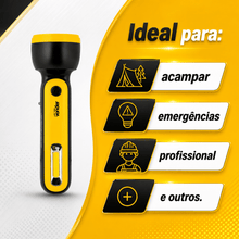 Carregar imagem no visualizador da galeria, Lanterna Recarregável Vonder LED Frontal Alto Brilho + COB
