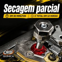 Carregar imagem no visualizador da galeria, 2 Trava Rosca OrbiFix X4 Orbi Química 10g Torque Alto Para Parafusos Prisioneiros Fixação Resistência Mecânica Oficina
