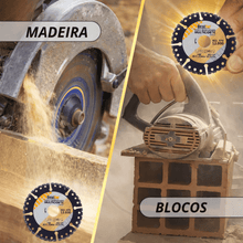 Carregar imagem no visualizador da galeria, Disco Diamantado Corta Tudo 4.1/2 Serra Circular Multicorte Kit 3 Unidades Bestfer
