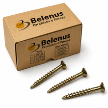 Carregar imagem no visualizador da galeria, Kit 200 Parafusos 6,0x50 Philips Belenus Madeira Bucha
