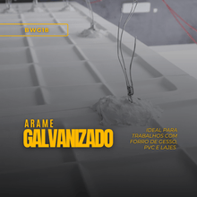 Carregar imagem no visualizador da galeria, Kit 6 Arames Galvanizado 18 BWG 6kg 630m 6 Rolos
