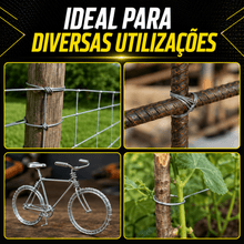 Carregar imagem no visualizador da galeria, Kit 2 Arames Galvanizados Vonder BWG 18 1,24mm 10 Metros Cada
