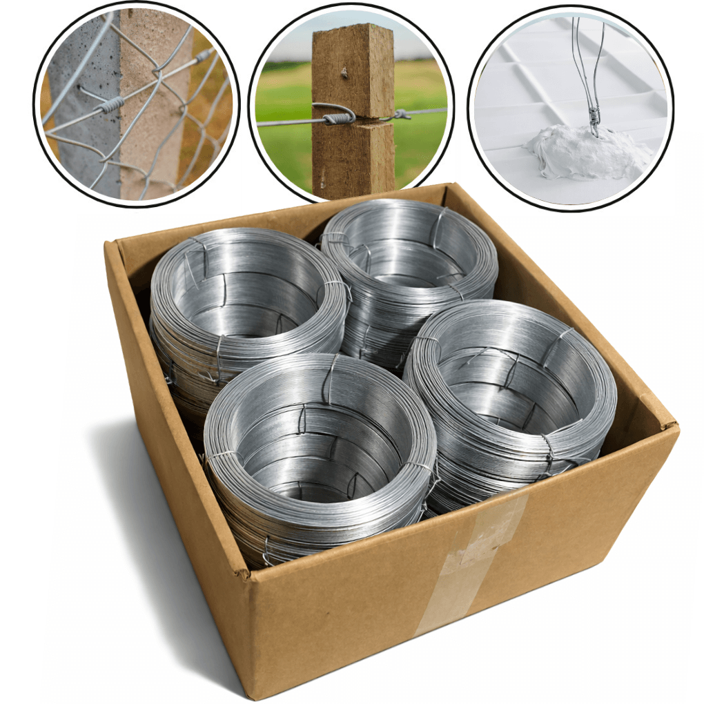 20 Arames Galvanizado 18 BWG Kit 20 Rolos 1kg Total 20kg