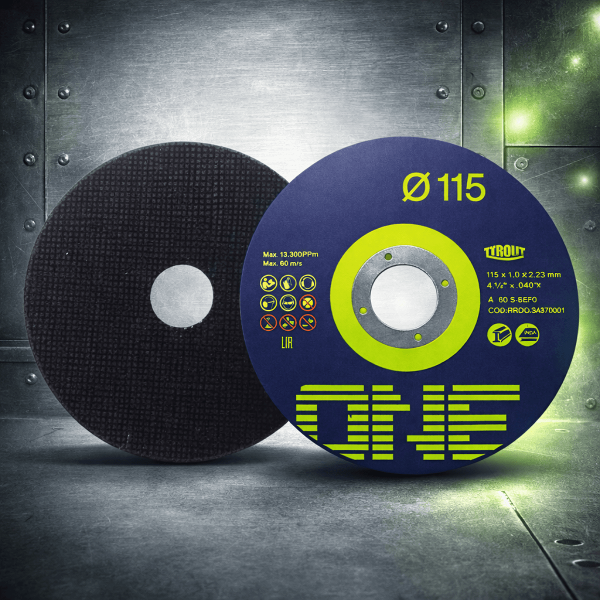 Disco Corte Tyrolit One 115mm 4.1/2 Fino Aço Inox Kit 50