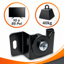 Carregar imagem no visualizador da galeria, Suporte TV Universal Parede 10–85” Até 40kg Reforçado
