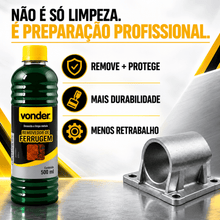 Carregar imagem no visualizador da galeria, Removedor De Ferrugem Limpa Oxidação Fosfatiza 500ml Vonder
